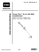Toro PowerPlex 36cm 40V MAX String Trimmer Handleiding