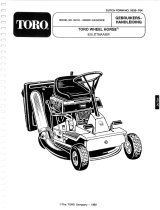 Toro 8-25 Rear Engine Rider Handleiding