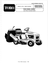 Toro 12-32 Lawn Tractor Handleiding