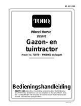 Toro 265-H Lawn and Garden Tractor Handleiding
