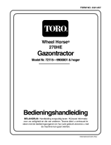 Toro 270-H Lawn and Garden Tractor Handleiding