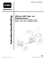 Toro 420 Garden Tractor Handleiding