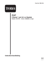 Toro Z147 Z Master, With 112cm SFS Side Discharge Mower Handleiding