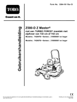 Toro Z580-D Z Master, With 132cm TURBO FORCE Side Discharge Mower Handleiding