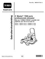 Toro Z Master Professional 7000 Series Riding Mower, With 152cm TURBO FORCE Side Discharge Mower Handleiding