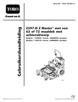 Toro Z597-D Z Master, With 62 Rear Discharge Mower Handleiding