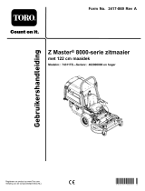 Toro Z Master 8000 Series Riding Mower, Handleiding