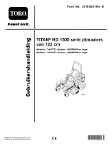 Toro 122cm TITAN HD 1500 Series Riding Mower Handleiding
