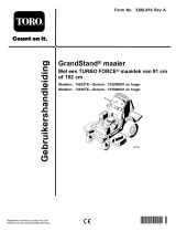 Toro GrandStand 91 cm Stand-on Mower 74534TE Handleiding
