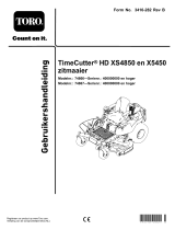 Toro TimeCutter HD XS4850 Riding Mower Handleiding