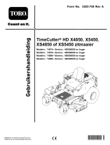 Toro TimeCutter HD X5450 Riding Mower Handleiding