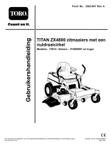 Toro TITAN ZX4800 Zero-Turn-Radius Riding Mower Handleiding