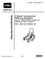 Toro Z Master Professional 6000 Series Riding Mower, Handleiding