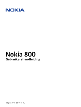 Nokia 800 Tough de handleiding
