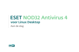 ESET NOD32 Antivirus for Linux Desktop Snelstartgids