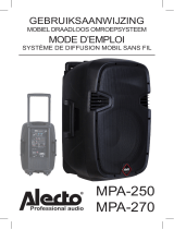 Alecto MPA-250 Handleiding