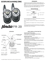 Alecto FR-20 Handleiding