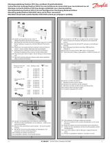 Danfoss VHX-DUO valve set for floor connection Installatie gids