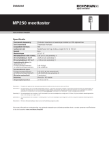 Renishaw MP250 Data Sheets