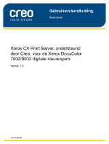 Xerox DocuColor 7002/8002 Gebruikershandleiding