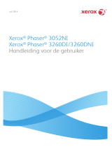 Xerox 3260 Gebruikershandleiding