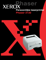 Xerox 3130 Gebruikershandleiding