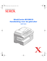 Xerox M15 Gebruikershandleiding