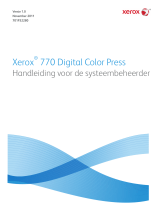Xerox Xerox 770 Digital Color Press with Xerox FreeFlow Print Server Gebruikershandleiding