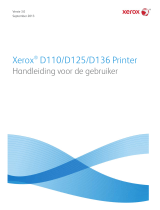 Xerox D136 and D136 Gebruikershandleiding