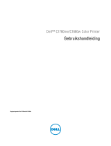 Dell C1760NW Color Laser Printer Gebruikershandleiding