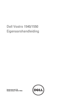 Dell Vostro 1550 Handleiding