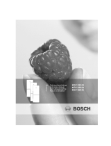 Bosch KGV36X45 Kühl-gefrierkombination de handleiding