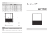 Grandview Portable Series X/Y-Press Pull-Up Screen Handleiding