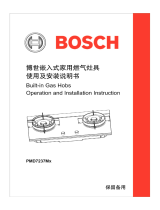 Bosch Gas hob tempered glass Handleiding