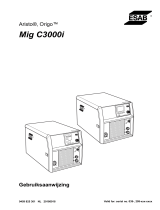 ESAB Mig C3000i - Origo™ Mig C3000i Handleiding