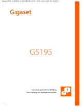 Gigaset TOTAL CLEAR Cover GS195 Gebruikershandleiding