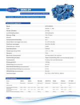 Solé Diesel MINI-29 Technical datasheet