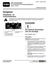 Toro CE Conversion Kit, 24in Stand-On Aerator Installatie gids