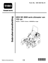 Toro 2000 Series HDX SD 132cm Riding Mower Handleiding