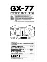 Akai GX-77 Handleiding