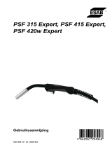 ESAB PSF 315 Expert, PSF 415 Expert, PSF 420w Expert Handleiding