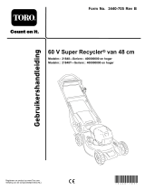 Toro 48cm 60V Super Recycler Lawn Mower Handleiding