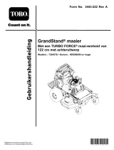 Toro GrandStand 122 cm Stand-on Mower 72542TE Handleiding