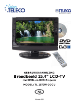 Teleco Monitor LCD 15,4p combi TL1572W-DDCU Handleiding