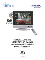Teleco Monitor LCD 15p combi TL1510 BDTP Handleiding