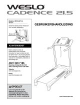Weslo Cadence 21.5 Treadmill Handleiding