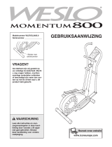 Weslo Momentum 800 Elliptical Handleiding