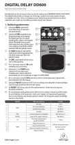Behringer DD600 de handleiding