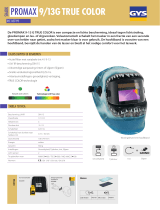 GYS HELMETS LCD 9/13 PROMAX TRUE COLOR Data papier
