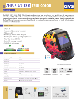 GYS LCD ZEUS 5-9/9-13 G FIRE TRUE COLOR Data papier